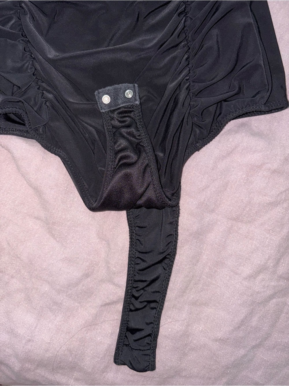 21 Saints Ruched, Long-sleeve Bodysuit - Picture 4 of 4